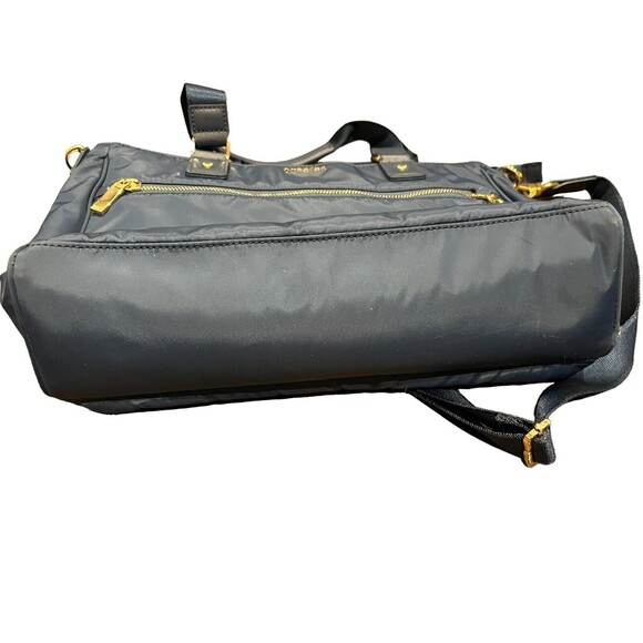 Hedgren Charm Appeal Crossbody Shoulder Travel Hand Bag Tote Pockets Blue 13” - Picture 5 of 6